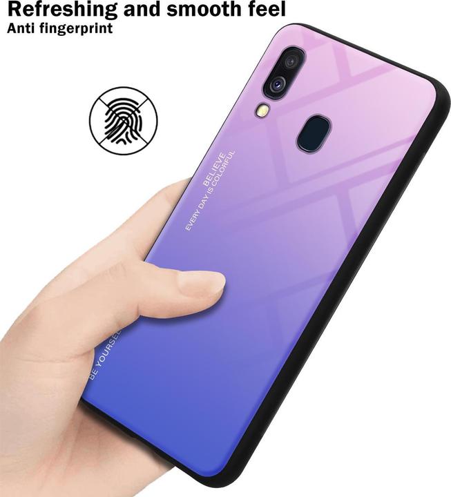 Actual product image Cadorabo TPU 2 colors glass cover (Samsung Galaxy A40)