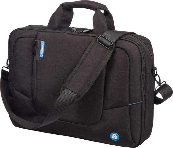 Lightpak Sacoche pour ordinateur portable RPET Fibre synthétique noire (17", Universel)