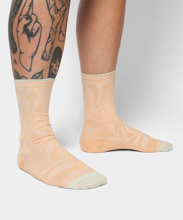 Actual product image DillySocks Premium crumbled peach (Single pack, 35 - 38)