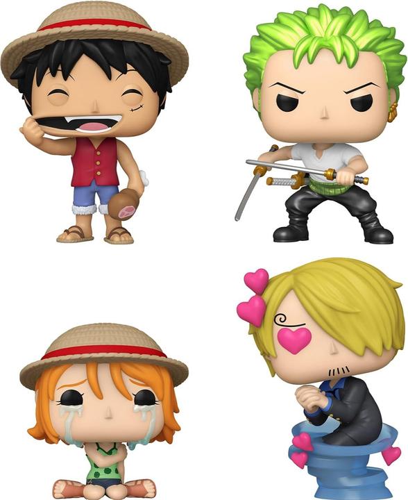 Image du produit Funko POP One Piece Exclusive Pack de 4 pièces