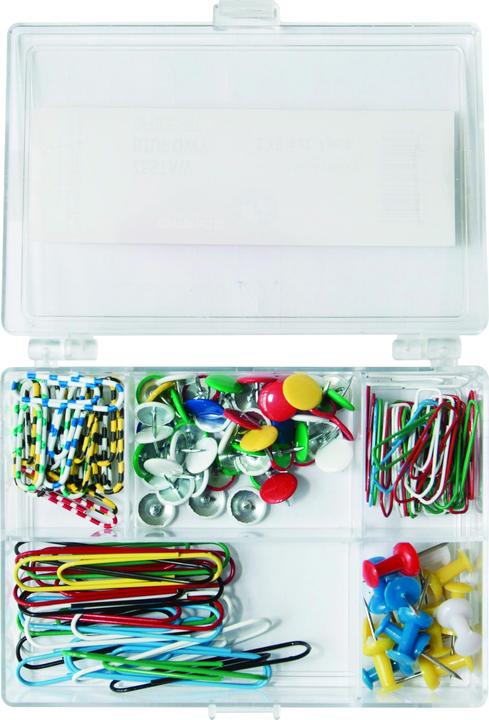 Image du produit Office Products Set de bureau (punaises, gommes, trombones) 110 pcs. mélange