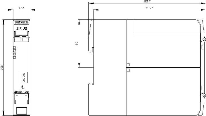 Produktbild Siemens Sicherheitsschaltgerät 24 V/DC 3SK1220-1AB40