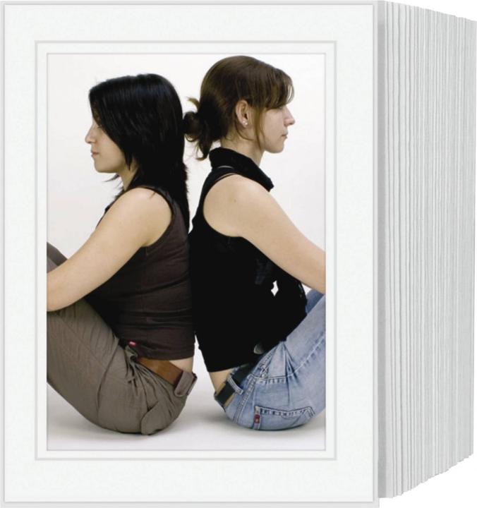 Immagine prodotto Daiber 1x125 passepartout senza fine 13x18 linea bianca/grigia (13 x 18 cm)