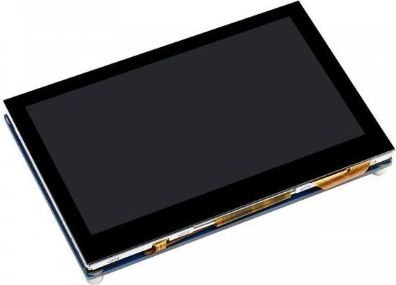 Actual product image WaveShare 4.3inch Capacitive Touch Display for Raspberry Pi DSI Interface 800×480