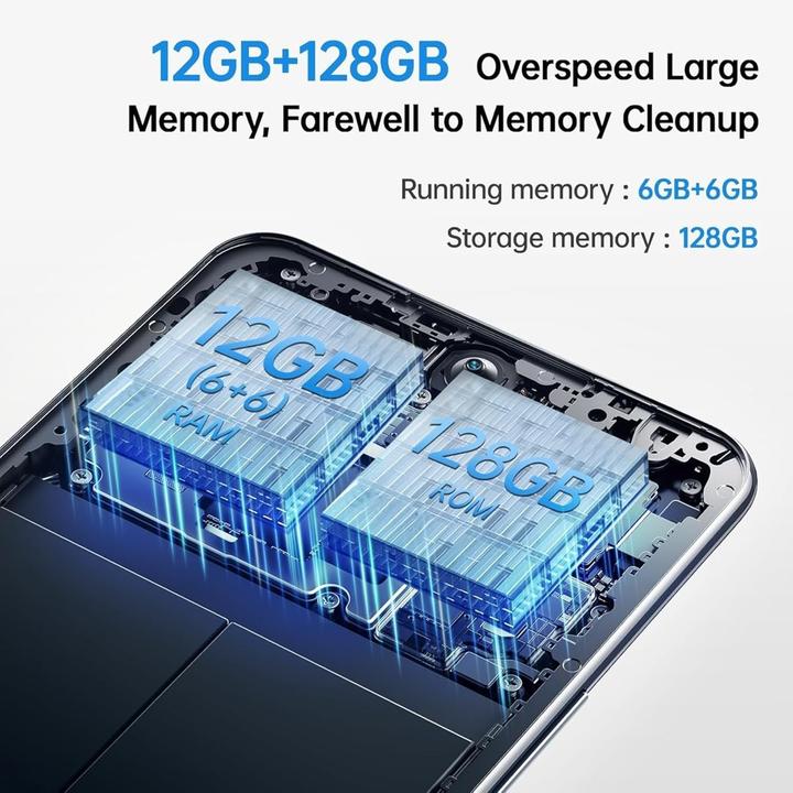 Actual product image Cubot Note 21 (128 GB, Black, 6.56", Dual SIM, 4G)