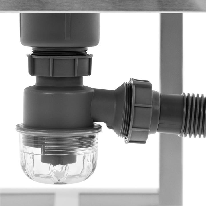 Produktbild Physa Hundebadewanne Hundewanne Haustierpflegewanne Edelstahl bis 60 kg Komplettset (Hund)