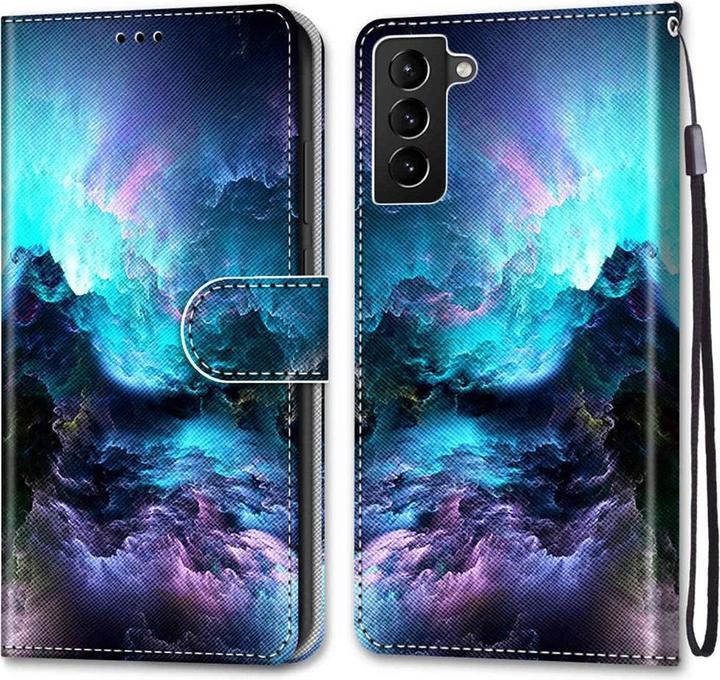 Actual product image Cover-Discount Galaxy S22+ - Leather Case Cover Nebula (Samsung Galaxy S22+)