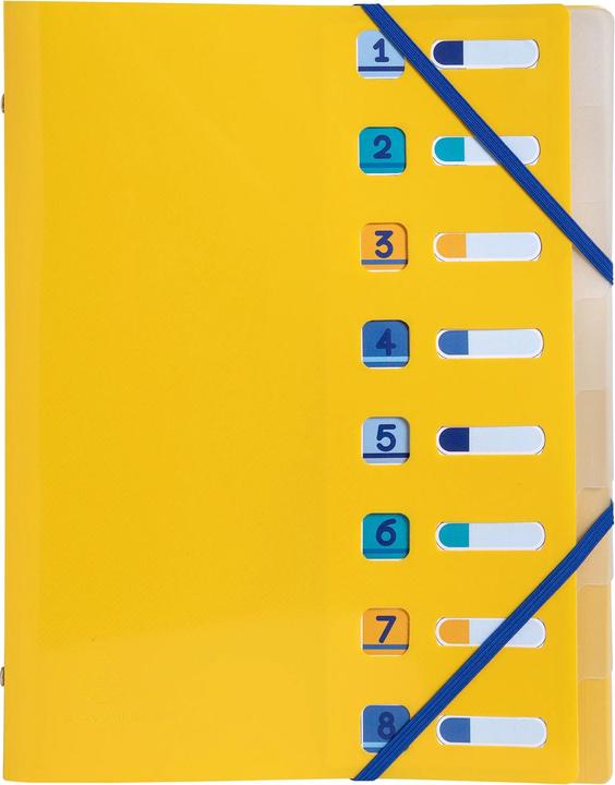 Produktbild Exacompta Fächermappen Set Bee Blue (A4, 1x)