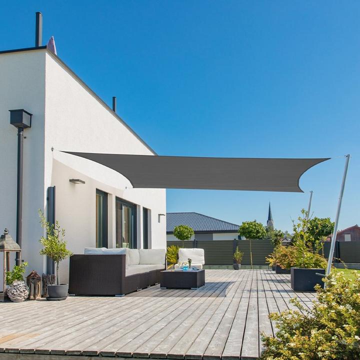 Image du produit Windhager Sonnensegel Cannes, 200 x 300 cm, Rechteck, Anthrazit (200 x 300 cm)