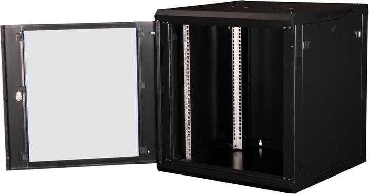 Actual product image Value 19-Zoll Wandgehäuse 12HE 600x600mm schwarz, Bausatz (12 RU, 19 inch rack)