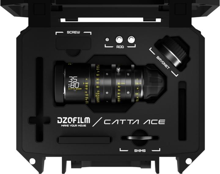 Immagine prodotto Dzofilm Catta Ace Zoom 35-80 T2.9 Black for PL/EF Mount VV/FF - Box (L-mount, C-mount, Full frame)