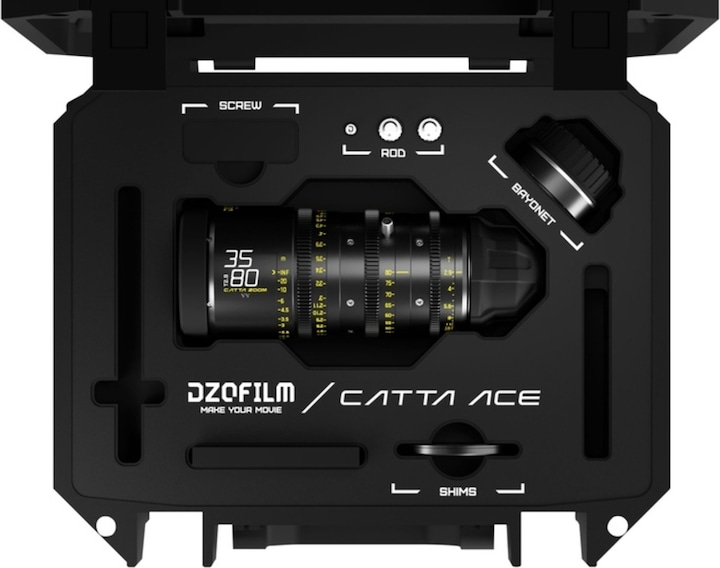 Immagine prodotto Dzofilm Catta Ace Zoom 35-80 T2.9 Black for PL/EF Mount VV/FF - Box (L-mount, C-mount, Full-frame)
