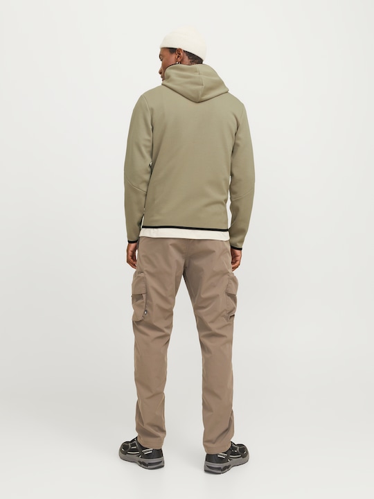 Produktbild Jack & Jones Einfarbig Kapuzenpullover mit Reissverschluss Kapuzenjacke (M)
