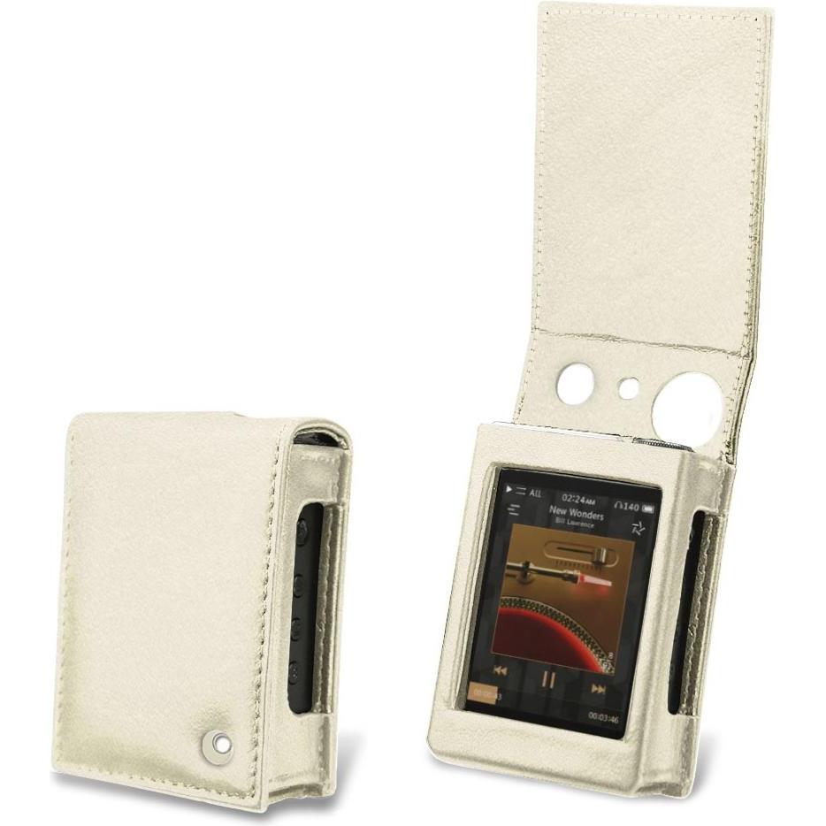 Noreve Lederschutzhülle vertikal, MP3 Tasche + Hülle, Weiss
