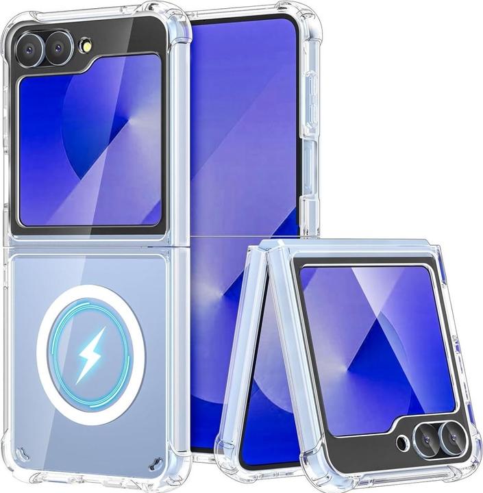 Produktbild Screenguard Magnetic Samsung Galaxy Z Flip6 Clear Case MagSafe Hülle (Samsung Galaxy Z Flip6)
