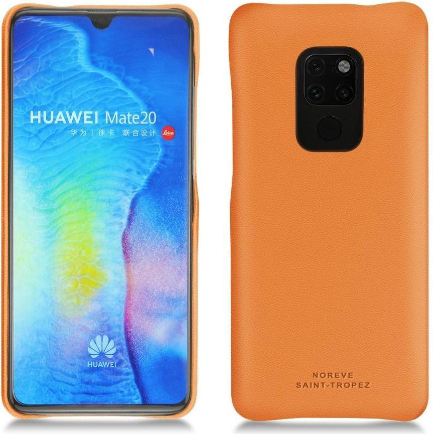 Noreve Lederschutzhülle (Huawei Mate 20), Smartphone Hülle, Orange