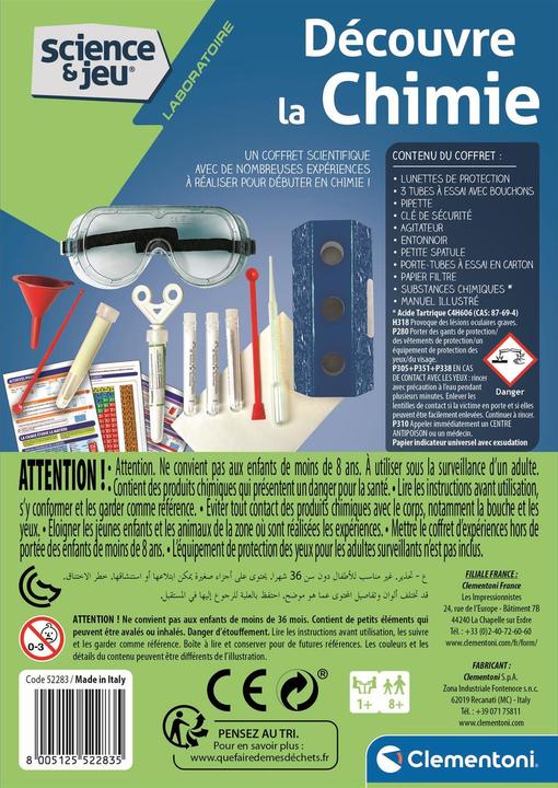 Actual product image Clementoni Découvre la chemie
