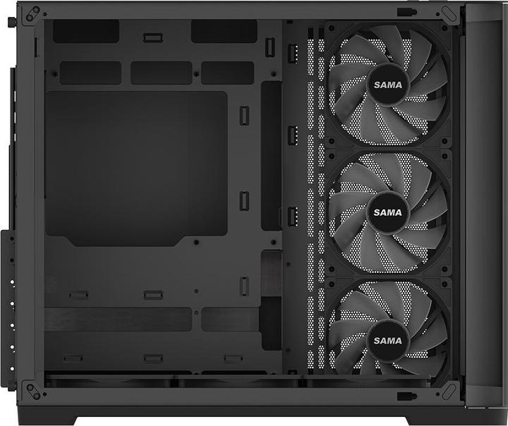 Produktbild Sama Gears V60, Black Mid-tower Case (ATX, ITX, Micro ATX (mATX))