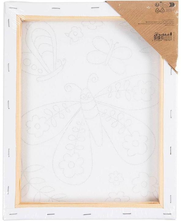 Actual product image Creativ Company Keilrahmen Schmetterling 24 x 30 cm, Format: 24 (24 x 30 cm)