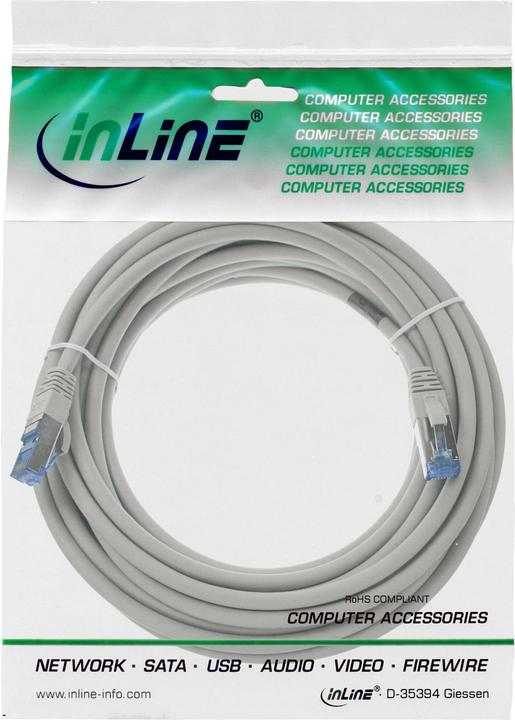 Produktbild InLine Patchkabel Cat.6A, S/FTP (PiMf), 500MHz (S/FTP, CAT6a, 15 m)