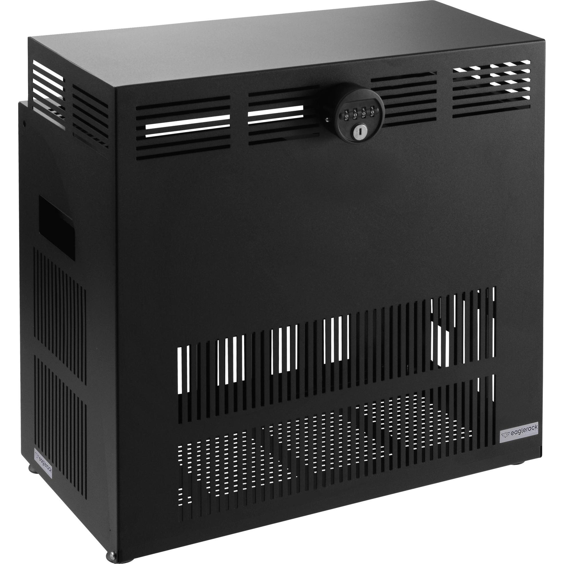 Thumbnail - Rackmount.IT EagleRack Closed with Lock - (19 Zoll Rack), Serverschrank, Schwarz