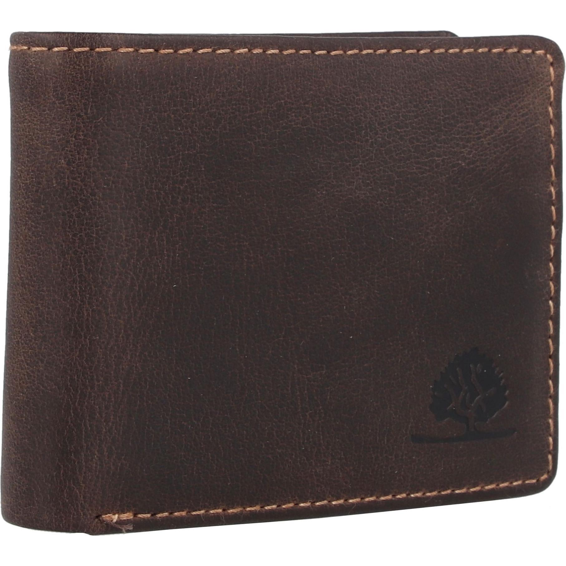 Greenburry, Herren, Portemonnaie, Tornado Geldbörse RFID Schutz Leder 10 cm, Braun