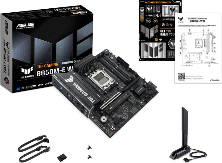 Productafbeelding ASUS TUF Gaming B850M-E WIFI (AM5, AMD B850, mATX)