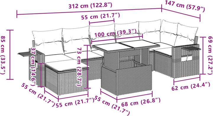 Produktbild vidaXL Maxine