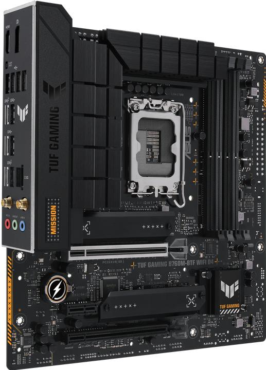 Actual product image ASUS TUF Gaming B760M-BTF D4 (LGA 1700, Intel B760, mATX)