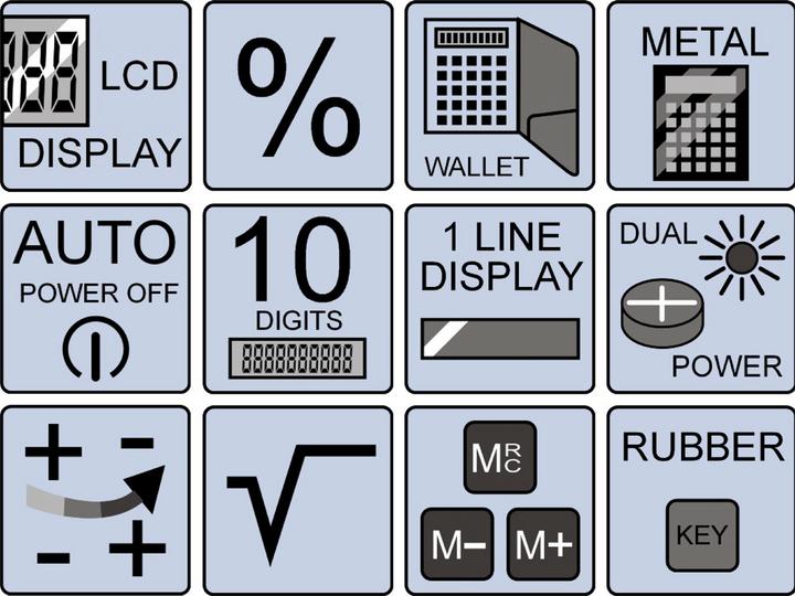 Actual product image Olympia LCD 1110 (Batteries, Solar cells)