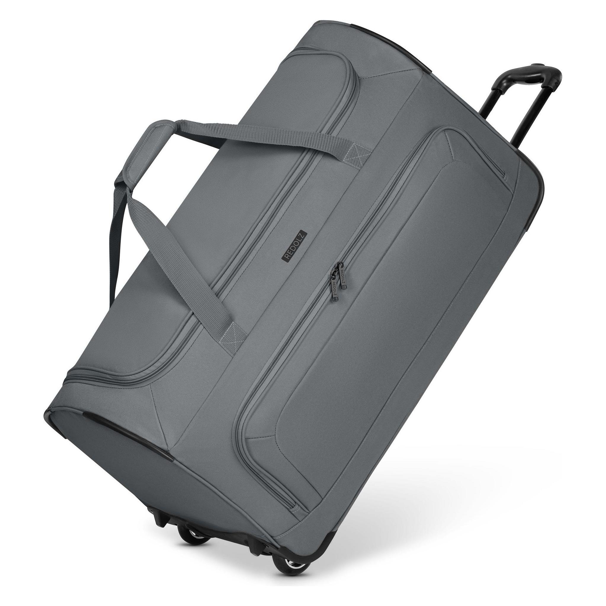 Redolz, Koffer, Duffle Essentials 2 Rollen Reisetasche 71 Cm, Grau, (83 l)
