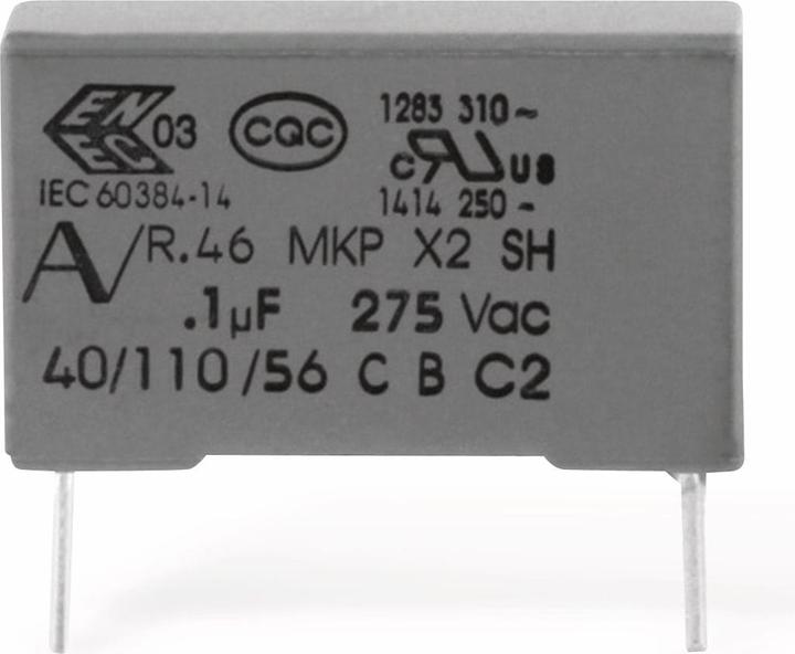 Actual product image Kemet Interference suppression capacitor, 10nF, 275V