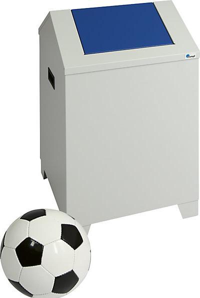 Immagine prodotto Bidone per cascame, capacità 73 l, grigio chiaro/blu genziana. (73 l)