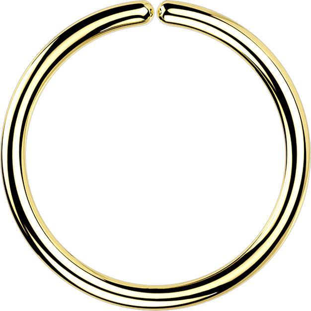 Immagine prodotto Star Piercing Anello micro piercing placcato oro 18k (senza ottone, Argento 925)