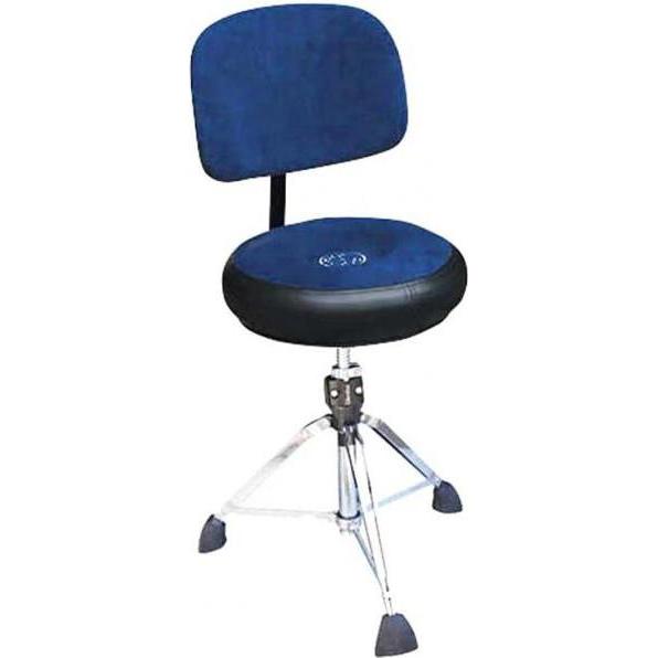 Roc-n-Soc Rundsitz Blau mit Lehne, Zubehör Instrumente, Blau