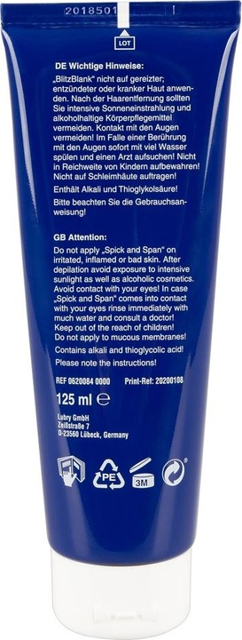 Actual product image Lubry Spick and span (125 ml, 1 x, 161 g)
