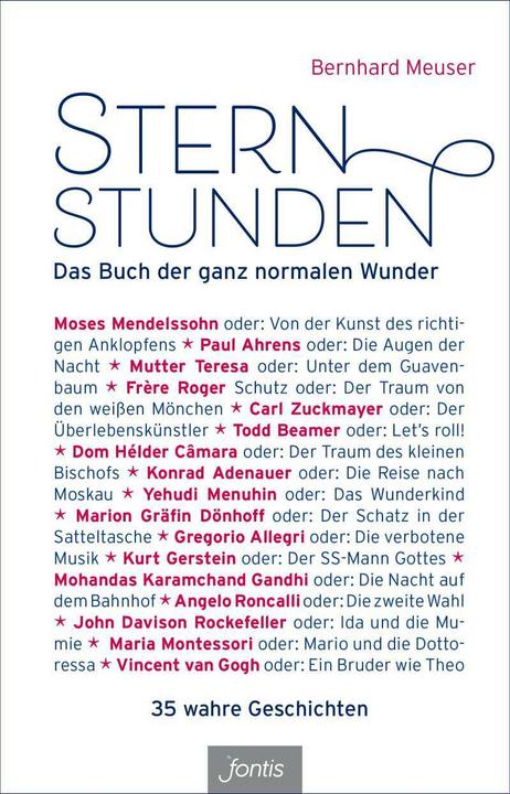 Produktbild Sternstunden (Deutsch, Bernhard Meuser, 2016)