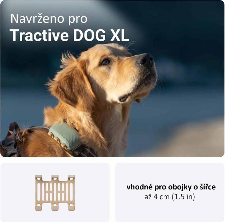 Actual product image Tractive GPS DOG XL - Rubber Clip Mounting (3 pcs.) (Dog, General)
