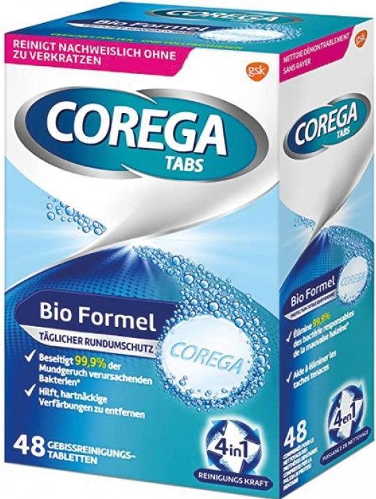 Actual product image Corega TABS Bio Formula Denture Cleaning Tablets, 48 Tablets