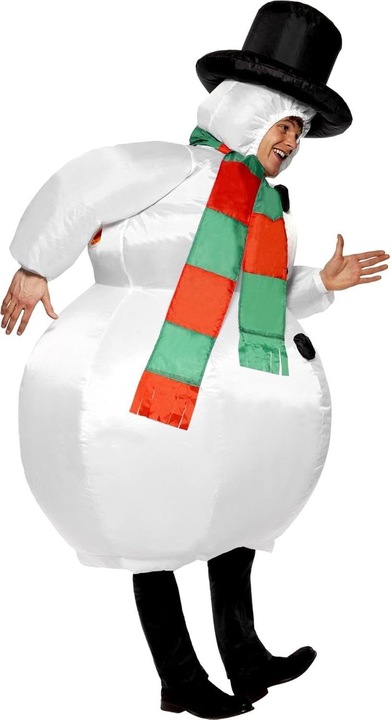 Produktbild Smiffys Aufblasbarer Airsuit - Schneemann (One Size)