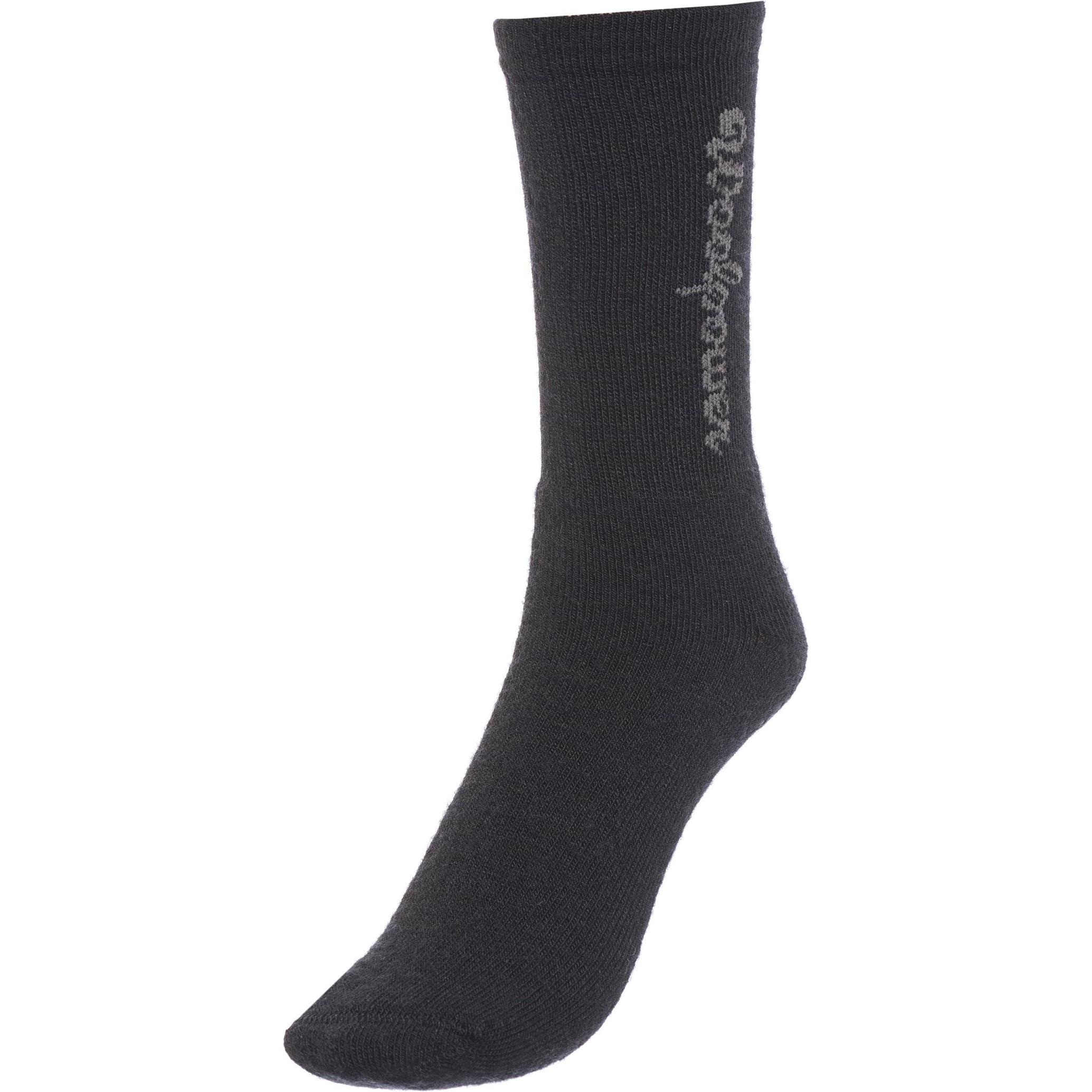 Woolpower, Unisex, Sportsocken, Logo 400 Socks Unisex (36 - 39), Schwarz