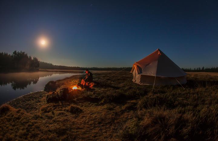 Actual product image Nordisk Asgard 12.6 m² Tent Technical Cotton (Dome tent, 16 kg, 6 persons)