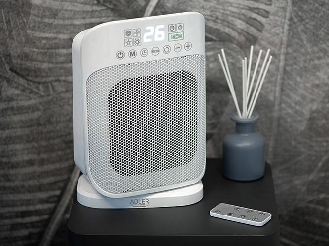 Produktbild Adler AD 7727 LED ceramic heater with remote control (1500 W)