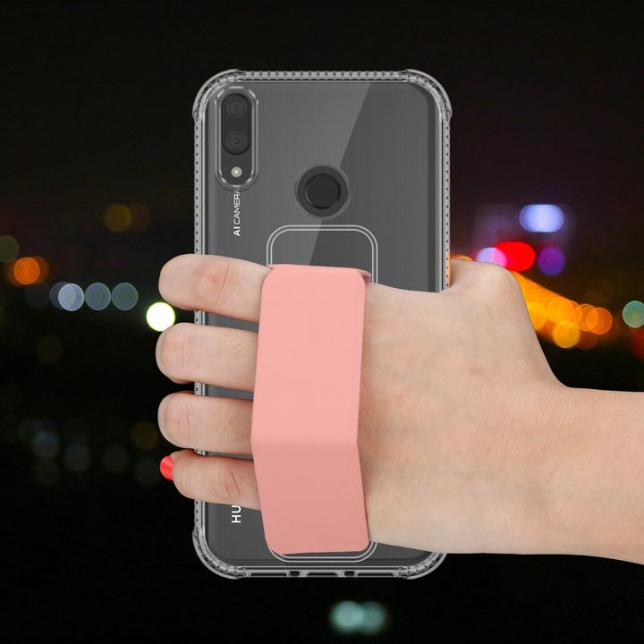 Actual product image Cadorabo Case for Huawei Y7 2019 / Y7 PRIME 2019 in TPU with holder LM167 Style (Huawei Y7 (2019), Huawei Y7 Prime (2019))