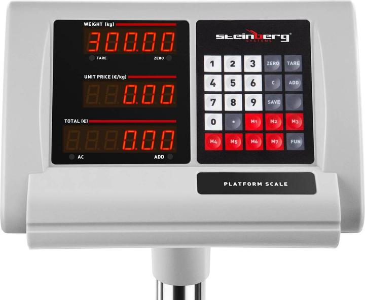 Actual product image Steinberg Platform Scale - 300 kg / 50 kg - 50 x 40 cm