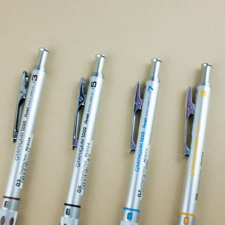 Actual product image Pentel Graphgear 1000 (0.70 mm, HB, 1 x)