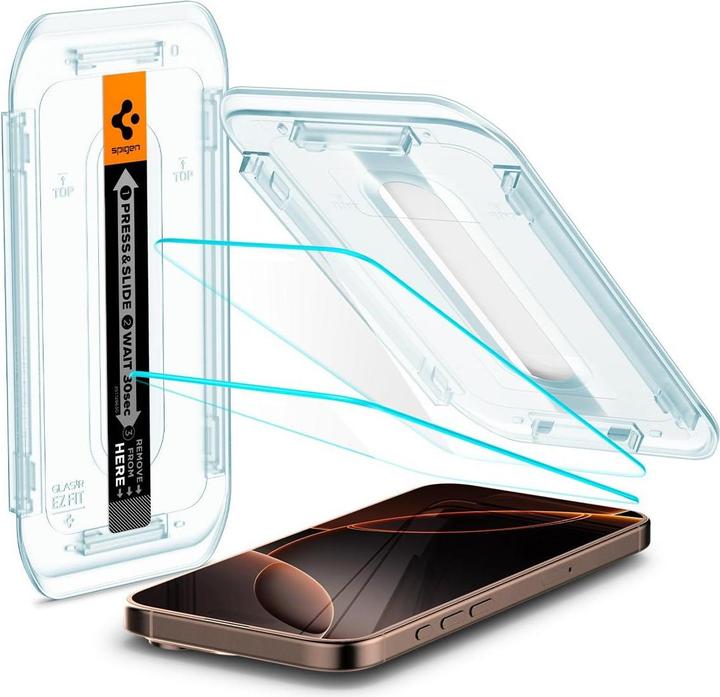 Spigen Glas.tR Ez Fit (2 pcs., Apple iPhone 16 Pro Max)