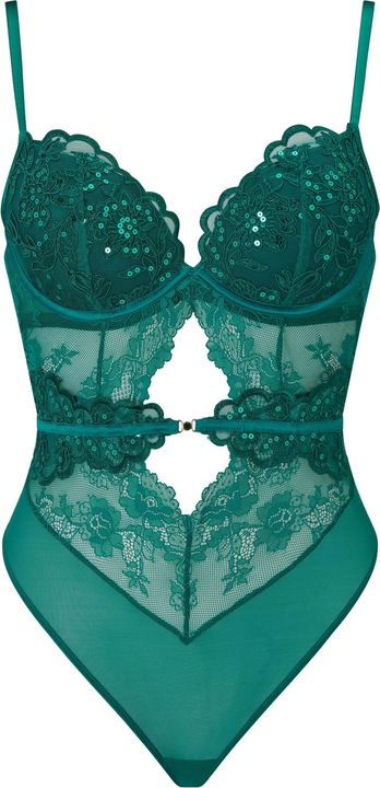 Actual product image Ann Summers The Icon Padded Body Green (42)