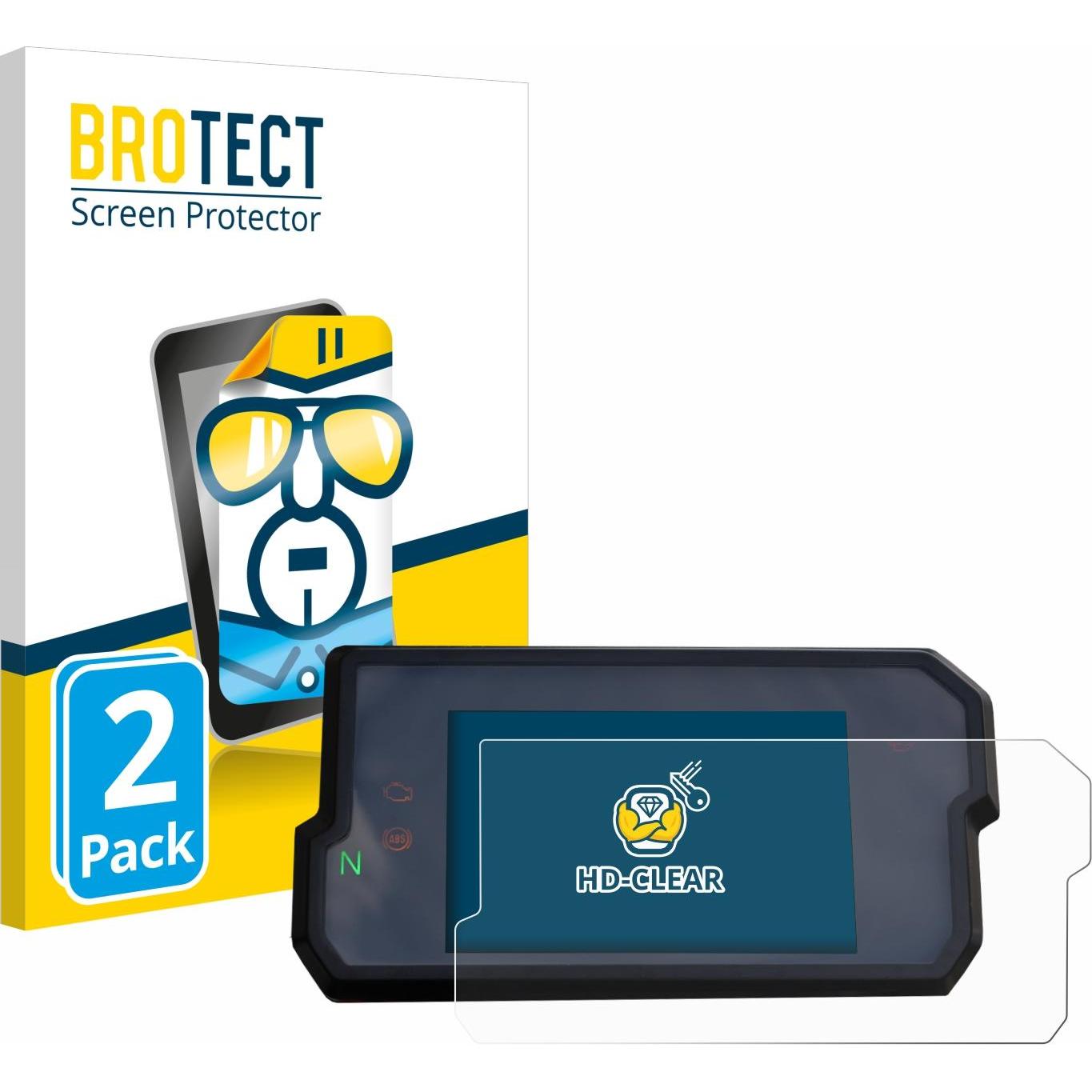 BROTECT, Fahrzeug Navigation Zubehör, Schutzfolie Displayschutz Klar