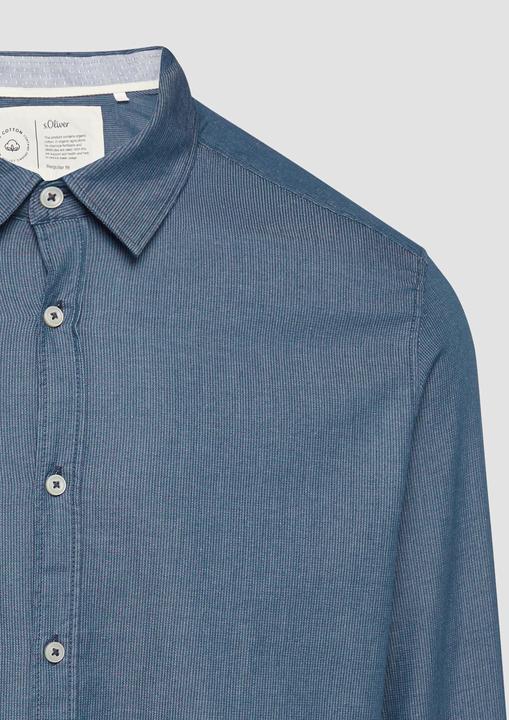 Produktbild S.Oliver Hemd Regular Fit: Baumwollhemd mit Strukturmuster (XXL)